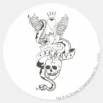 Jerry Twisted Tattoo 1 Classic Round Sticker