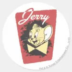 Jerry Yellow Botiw Logo Classic Round Sticker