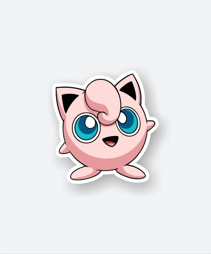 Jigglypuff Pokemon Sticker