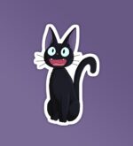 Jiji The Cat Laptop   Mobile Stickers