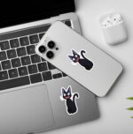 Jiji The Cat Laptop   Mobile Stickers
