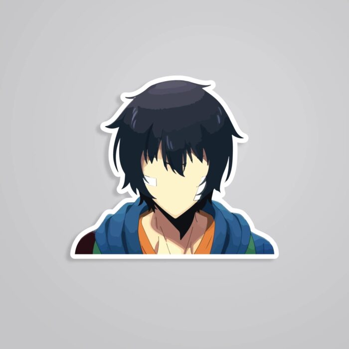 Jin Woo Minimalist Anime Stickers
