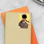 Jin Woo Minimalist In Yellow Anime Stickers