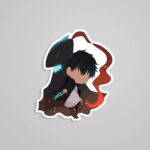 Jin Woo And Igris Chibi Anime Stickers