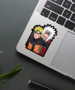 Jiraiya With Naruto Sticker