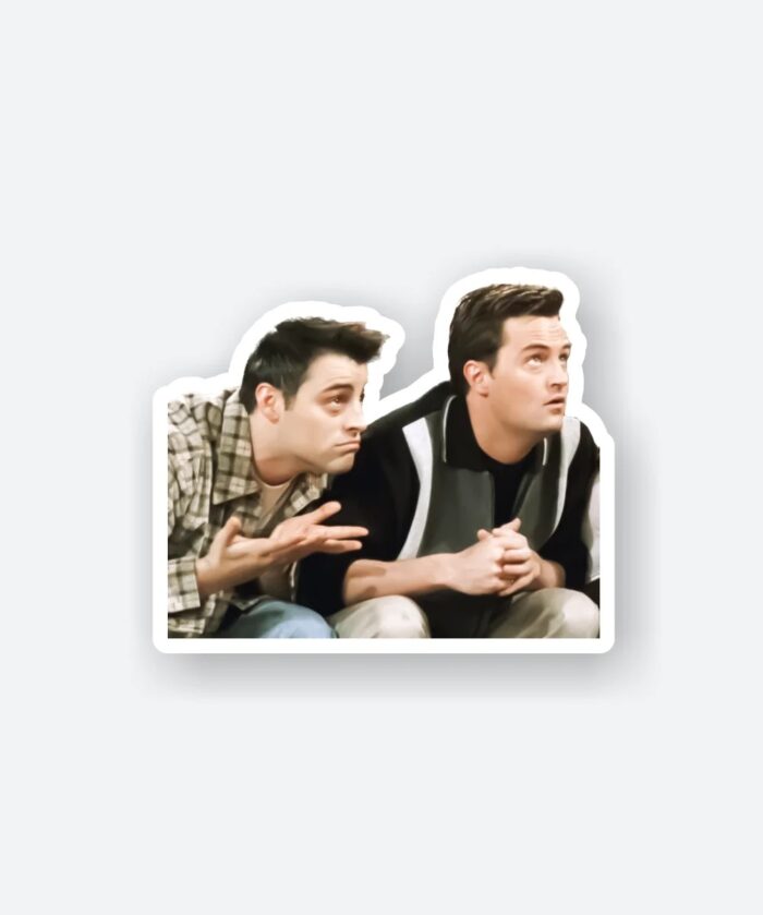 Joey And Chandler Sticker