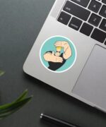 Johnny Bravo Sticker