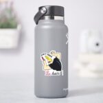 Johnny Bravo Comb Dont Touch The Hair Sticker