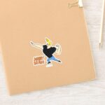 Johnny Bravo Flexing Sticker