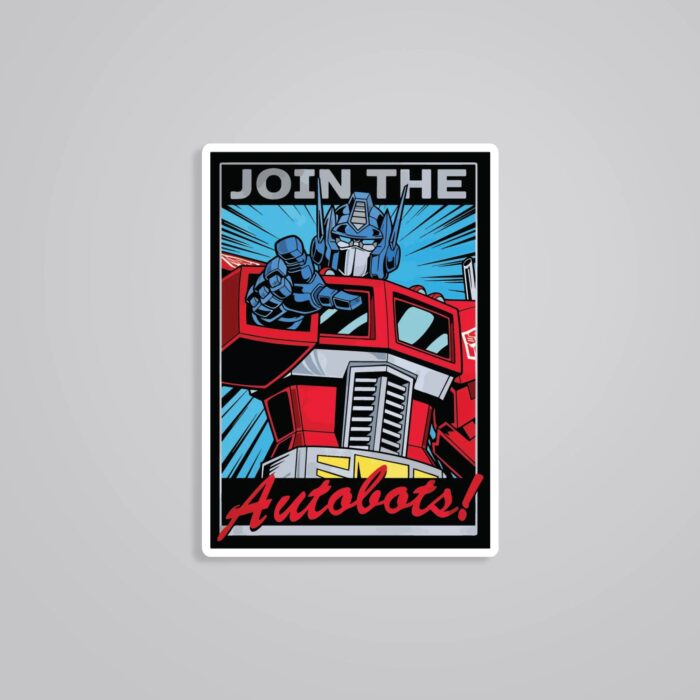 Join The Autobots Movies Stickers