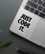 Just Code It Sticker