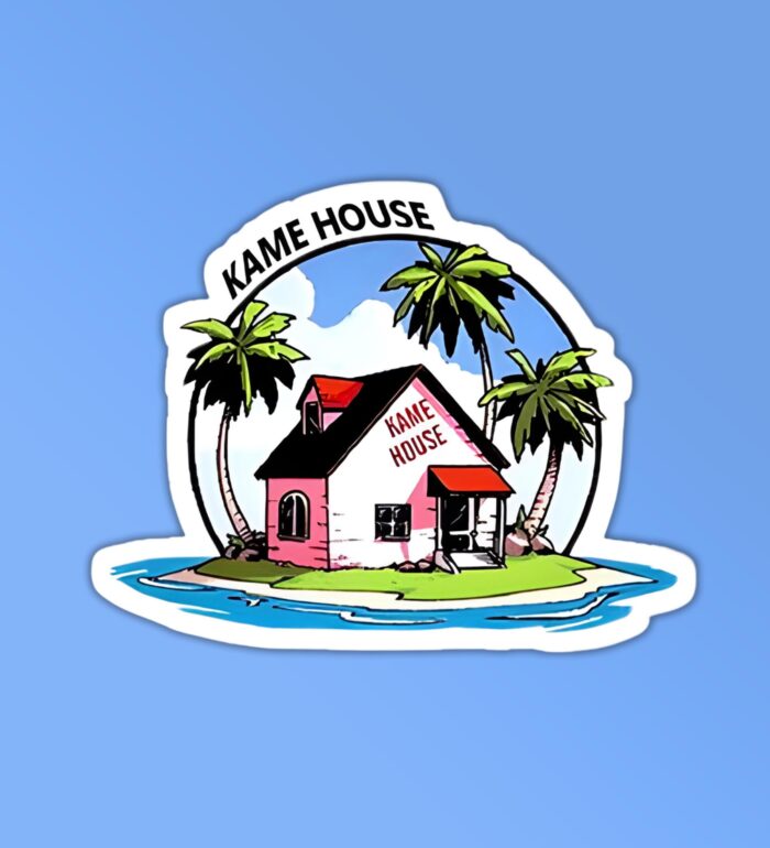 Kame House Laptop Mobile Stickers