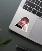 Karma Is A Cat TS Sticker