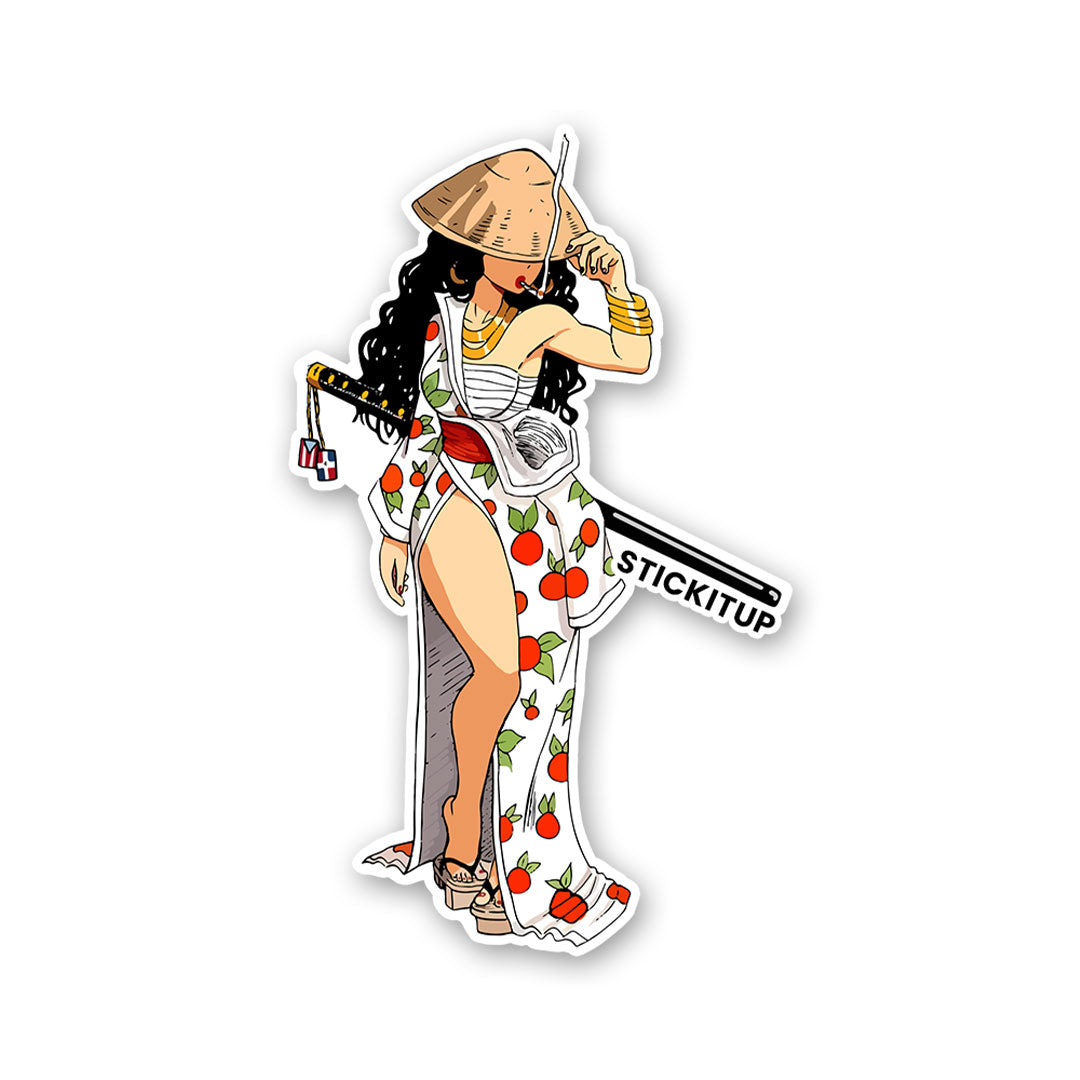 Katana Girl Sticker Katana Girl Sticker