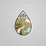 Keep Earth Wild Travels Stickers