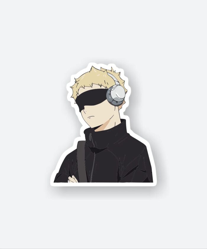 Kei Tsukishima In Hoodie Sticker