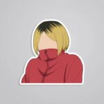 Kenma Kozume In Red Jacket Anime Stickers