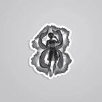 Kens Ghoul Unveiled In Monochrome Anime Stickers