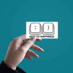Keys To Happiness Sticker