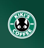 Kikis Coffee Laptop   Mobile Stickers