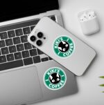 Kikis Coffee Laptop   Mobile Stickers