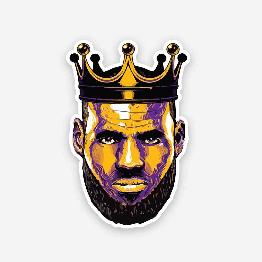 King LeBron Sticker