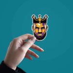 King LeBron Sticker