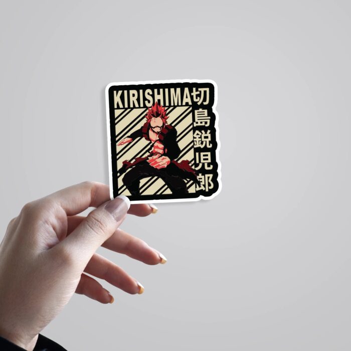 Kirishima Of MHA Anime Stickers