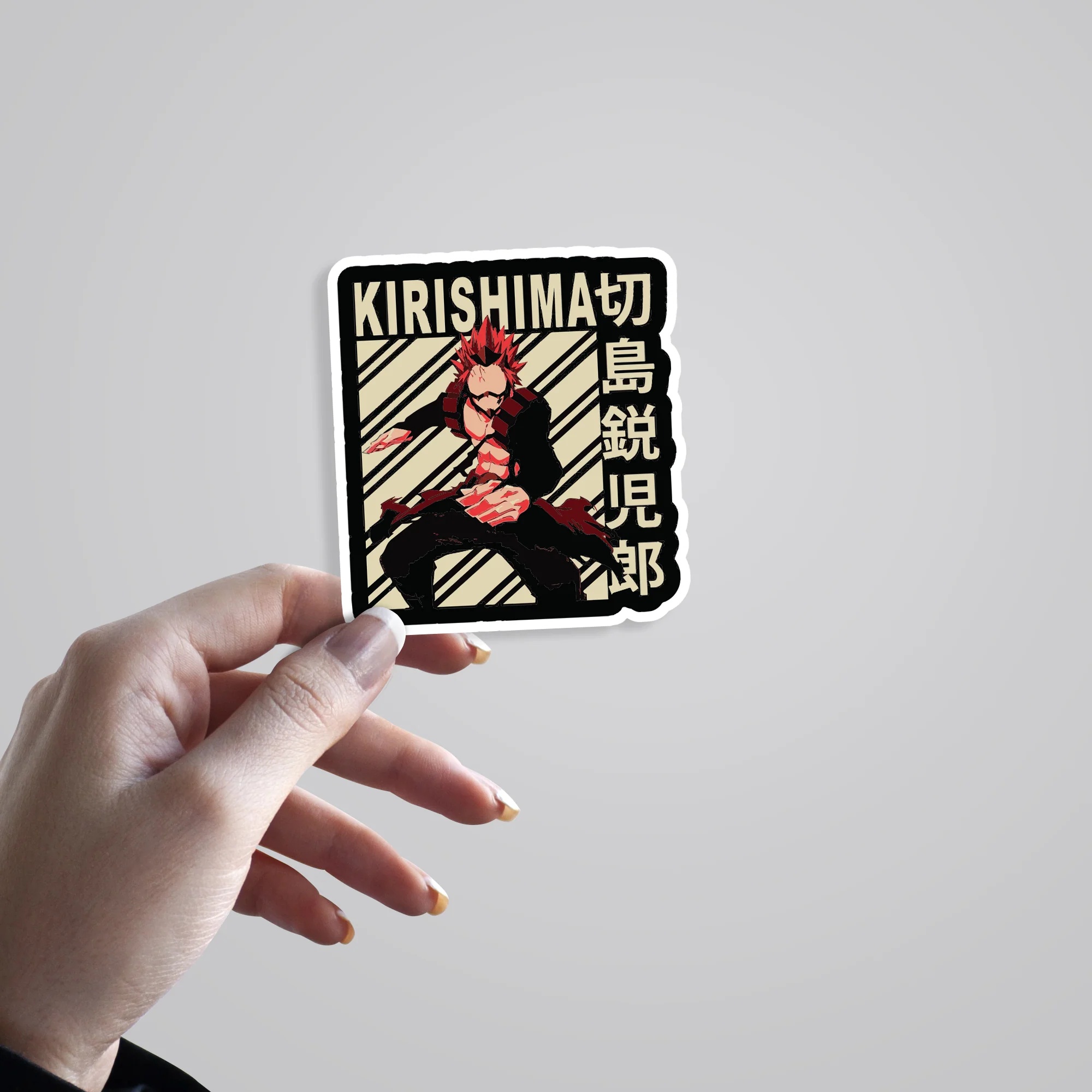 Kirishima Of MHA Anime Stickers