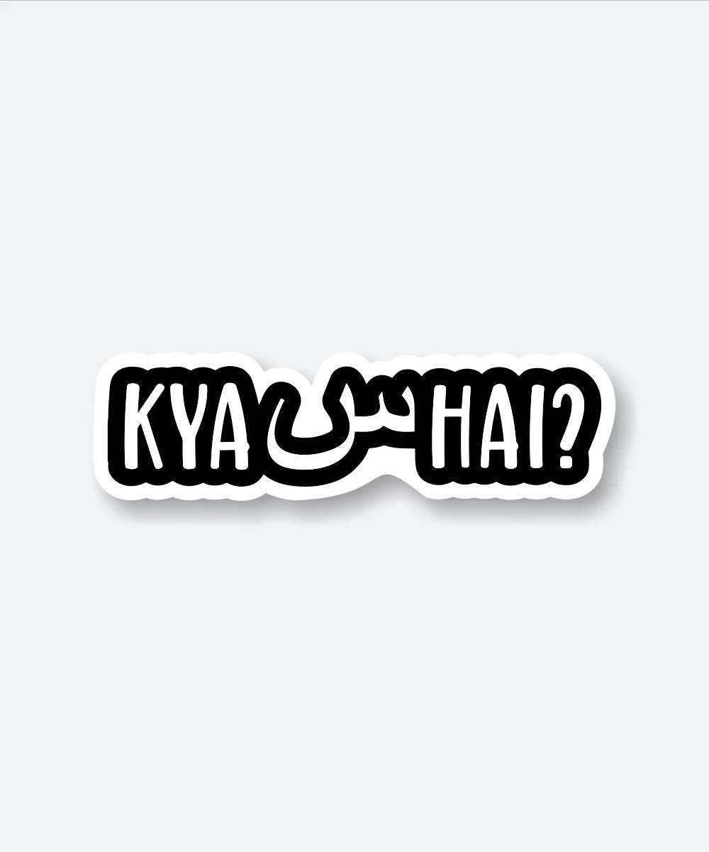 Kya Scene Hai Sticker