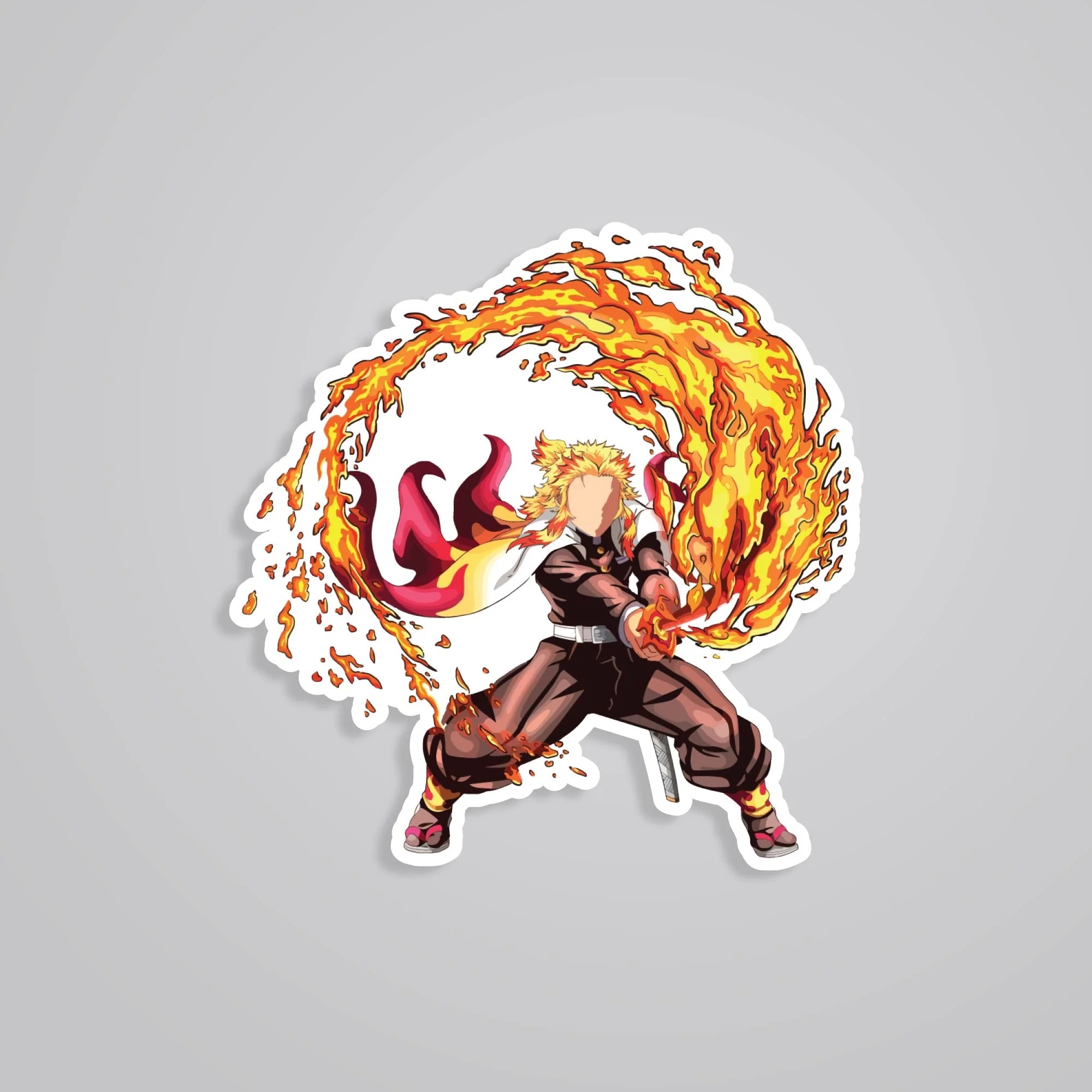 Kyojuro Rengoku Anime Stickers