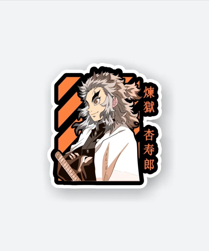 Kyojuro Rengoku Demon Slayer Sticker