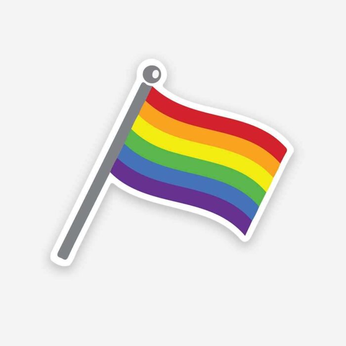LGBTQ Flag Sticker