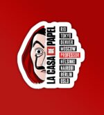 La Casa   Money Heist Laptop   Mobile Sticker