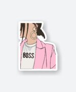 Lady Boss Sticker