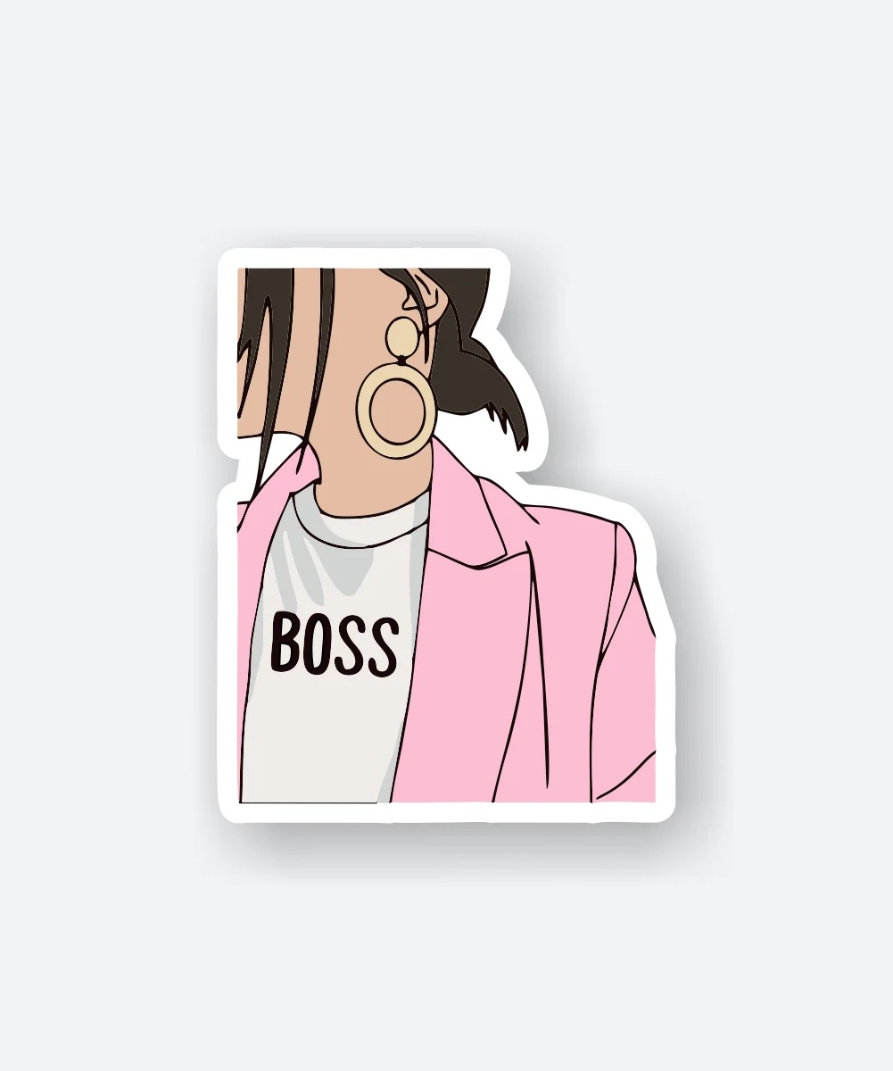 Lady Boss Sticker