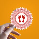 Lakshmi Footsteps   Diwali Sticker