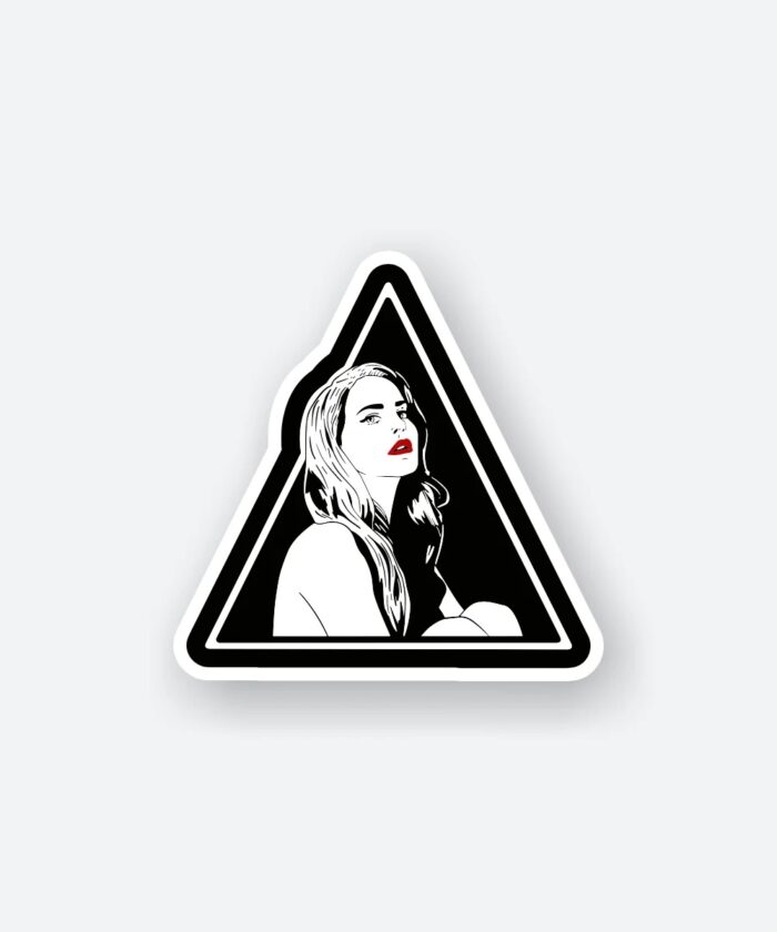 Lana Del Rey BW Sticker
