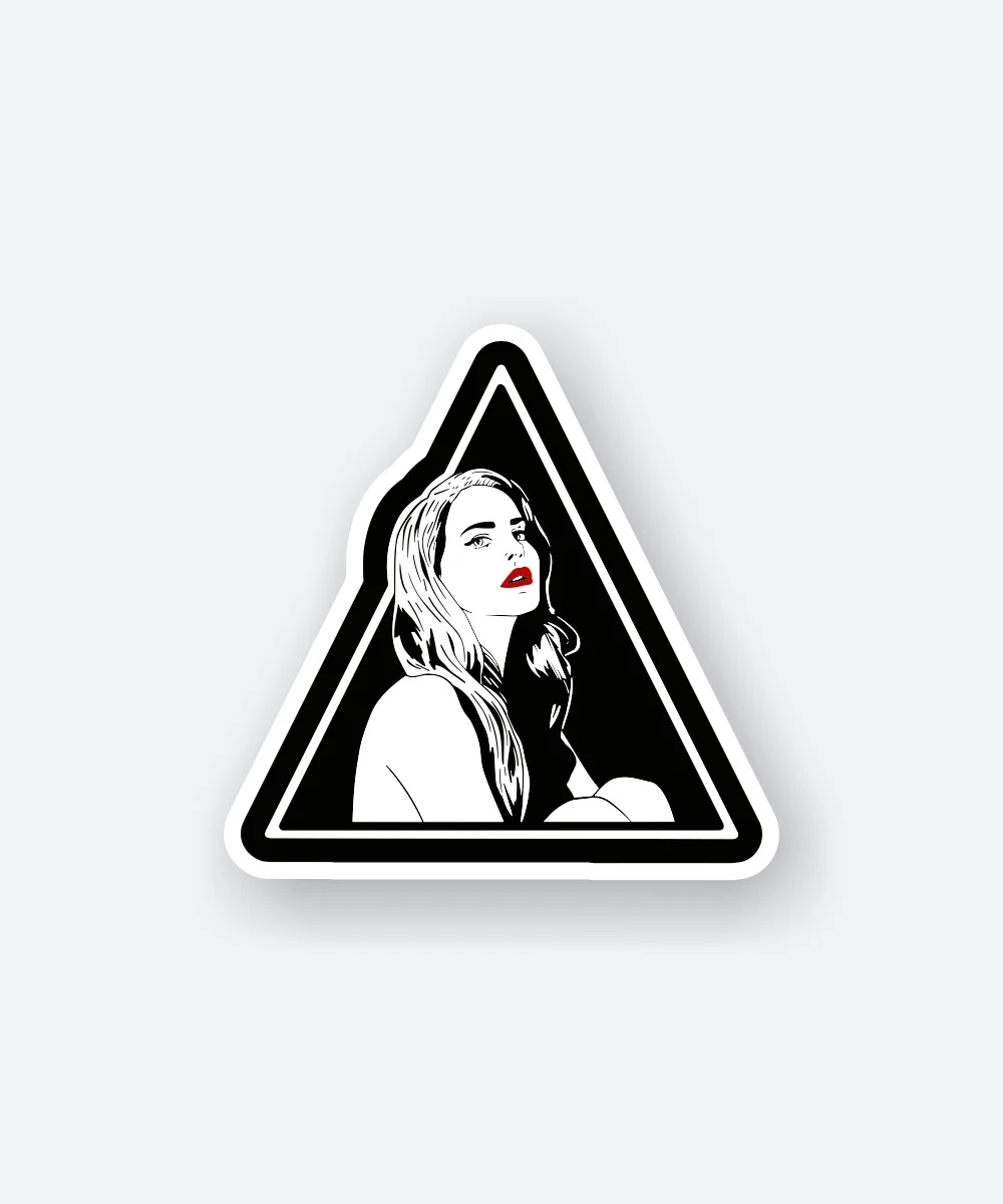 Lana Del Rey BW Sticker