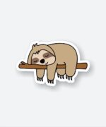 Lazy Sloth Sticker