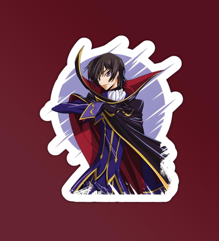 Lelouch Vi Code Geass Laptop Mobile Stickers