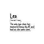 Leo Sticker