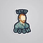 Let It GOGH Witty Stickers
