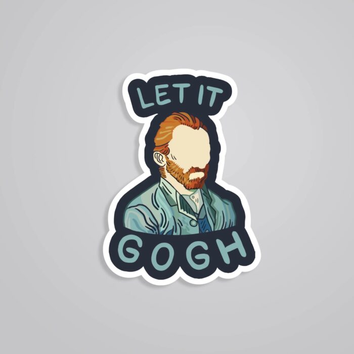 Let It GOGH Witty Stickers
