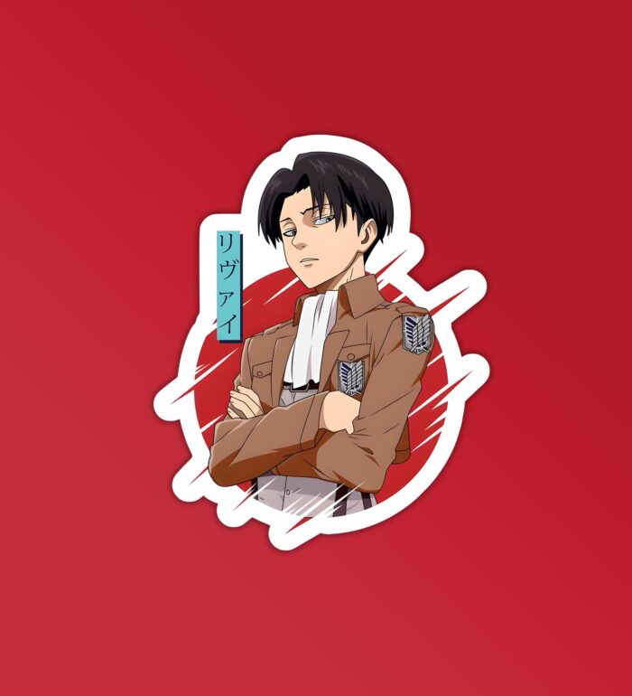Levi AOT Laptop Mobile Stickers