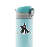 Levi Silhouette Anime Stickers