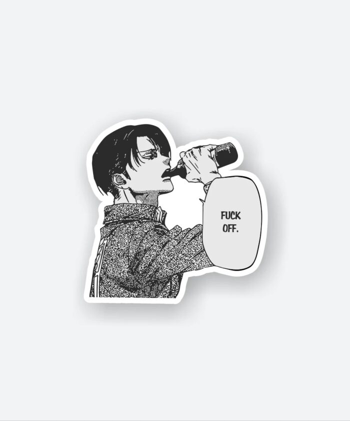 Levi Drinking Sticker