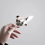 Levi In Action Anime Stickers