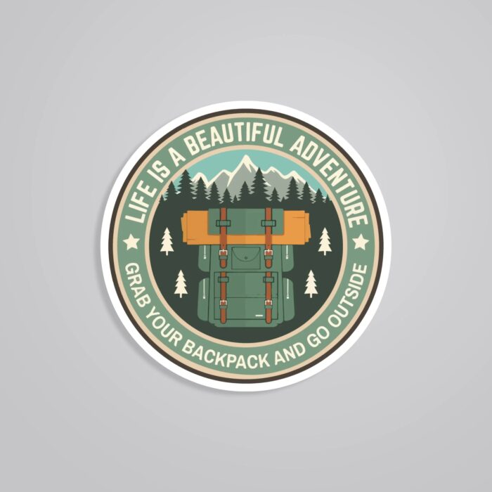 Life Is A Beautiful Adventure Travels Stickers