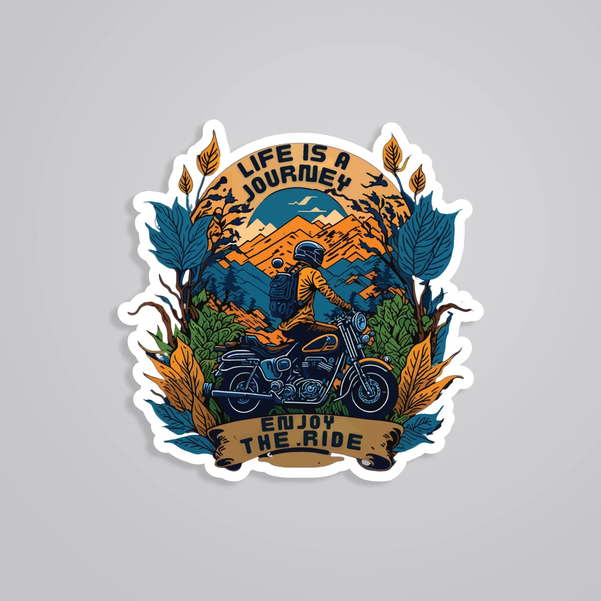 Life Is A Journey Travels Stickers